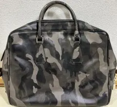 M*I様 プラダ【PRADA】 ビジネスバッグ サフィアーノレザー カモフラ