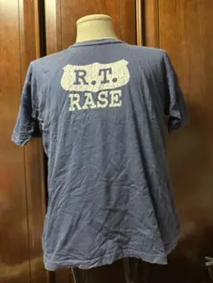 R.T. RASE プリント Tシャツ ネイビー アメカジ