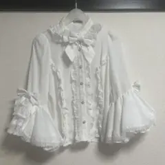 【axes femme kawaii】姫袖7分丈ブラウス ホワイトのサムネイル
