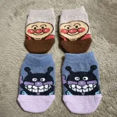 アンパンマン・バイキンマン ベビー靴下セット