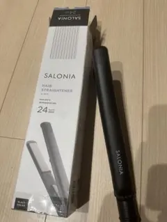 SALONIA ヘアストレートナー 24mm ブラック