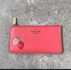 新品未使用☆ケイトスペード☆いちごモチーフ☆パスケース☆カードケース