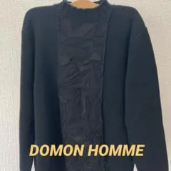 ドモンDOMON HOMME ブラック ニット・セーター