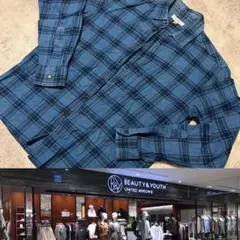 【BEAUTY&YOUTH】メンズ　チェック柄