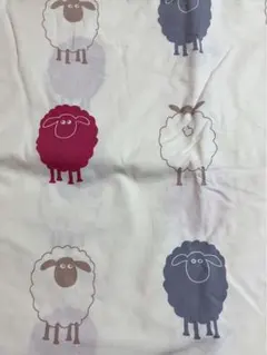 羊デザイン シングル 掛け布団カバー 綿100% 日本製