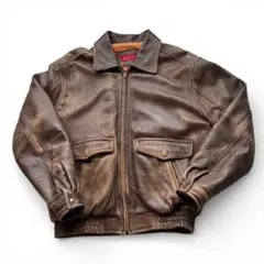 BAGUS ブラウンレザージャケット