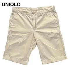 UNIQLO ショートパンツ ベージュ 綿100% Mサイズ W76〜84cm