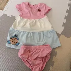 エルモとクッキーモンスターのワンピース 6month