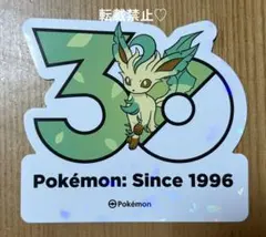 ポケモン 韓国限定 ポケモンストア30周年ロゴステッカー シール