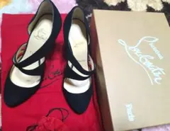 クリスチャンルブタンCITOYENNE スエード ハイヒールパンプス　36.5