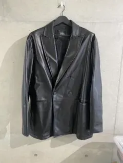 ZARA ブラックレザージャケット