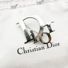 3006-11 人気✨Dior　ブローチ　CD　ロゴ　希少　刻印