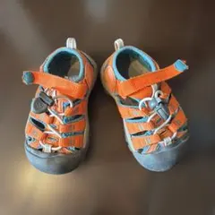 KEEN キッズ サンダル 15cm オレンジ