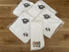 タオルハンカチ5枚セット　ホワイト　 新品未使用品