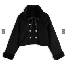 ティペット付きダブルボタンジャケット GRL