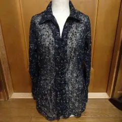 【NARACAMIE 】 花柄 シースルー シャツ