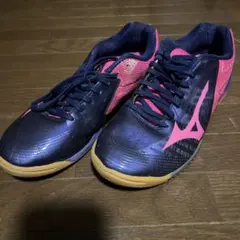 Mizuno 卓球シューズ ネイビー/ピンク