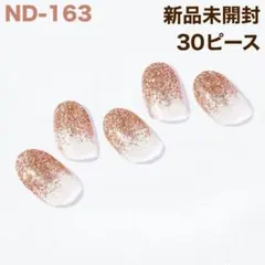 ND-163 ohora ジェルネイルシール シャンパンゴールド グリッター ⑯のサムネイル