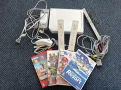 Nintendo Wii 本体 + ゲーム4本セット