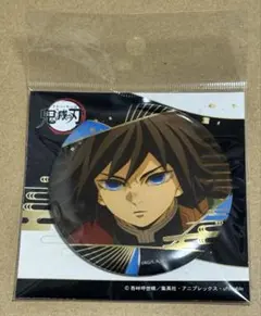 鬼滅の刃　冨岡義勇　箔押し缶バッジ　vol.3