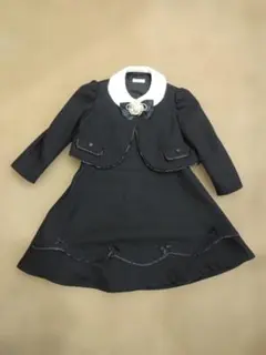 フォーマルワンピース110　濃紺　★卒園式・入学式に★