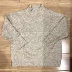 スタジオクリップ ニット ベージュ Mサイズ