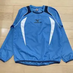Mizuno 青 長袖 ピステ Lサイズ