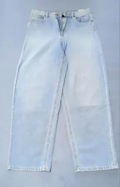 H&M DIVIDED ストレートデニム ライトブルー EUR36