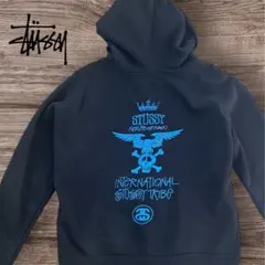 【希少】STUSSY×NEIGHBORHOOD パーカー スカル 2010 短丈