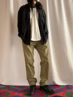 古着 ビンテージ 80s ドイツ軍 ミリタリー カーキ パンツ 美品 希少