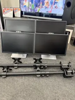 DELL P2016 液晶モニター 4台＋suptekモニターアーム