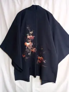 (6132)　着物・ 黒色 羽織