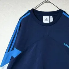 古着 adidas 刺繍ロゴ ジャージ プルオーバー 切り替え アディダス