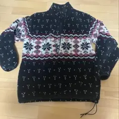 L.L.Bean ノルディック柄 フリースジャケット