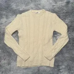 relume ケーブル編みニットセーター レディース