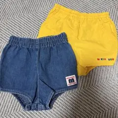 オールドミキハウス ベビー ブルマ ショートパンツ 80 2着セットのサムネイル
