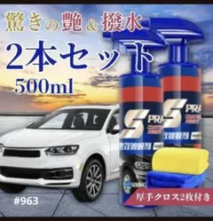 クイックコーティングスプレーナノコーティング撥水 時短艶出 洗車 500ml×2