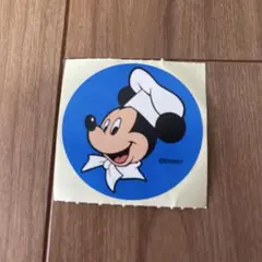 ミッキーマウス シェフ ステッカー 約5cm 非売品　東京ディズニーランド