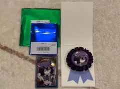 鬼滅の刃 ハロウィン コサージュ風缶バッジ メタリックカード 伊黒小芭内