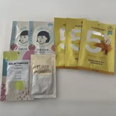 numbuzinシートマスク3枚 + Keanaライスマスク 2枚+ELIXIR