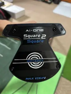 オデッセイ Ai-One スクエア 2ゼロトルクパター 33インチ カバー付き