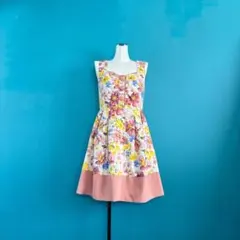 1080 Chestyチェスティ【美品】花柄ノースリーブワンピース　総柄　0