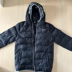 Under Armour フード付きダウンジャケット 黒