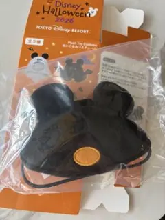 ディズニハロウィン2026 ぬいぐるみコスチューム 黒 ミッキーぼうし