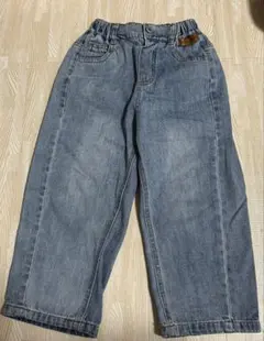 BEADGHIKE FANZUO JEANS ブルー ストレートキッズ 110