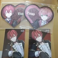 騎士A ばぁうくん　てるとくん　色紙　フォトカード