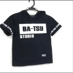 BA-TSU STUDIO 半袖Tシャツ 130cm バツ 男の子 黒 こどものサムネイル