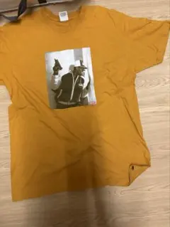 激レアPPFM×エルヴィスプレスリー再構築TシャツMオレンジY2Kマルイ00
