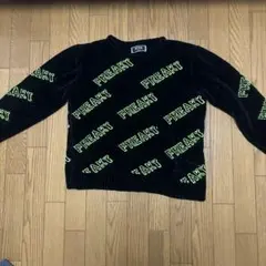 RTEG ニット セーター ブラック ネオングリーンのサムネイル