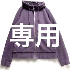 専用★ユニクロ　ボアスウェットフルジップパーカー　ボア　パープル